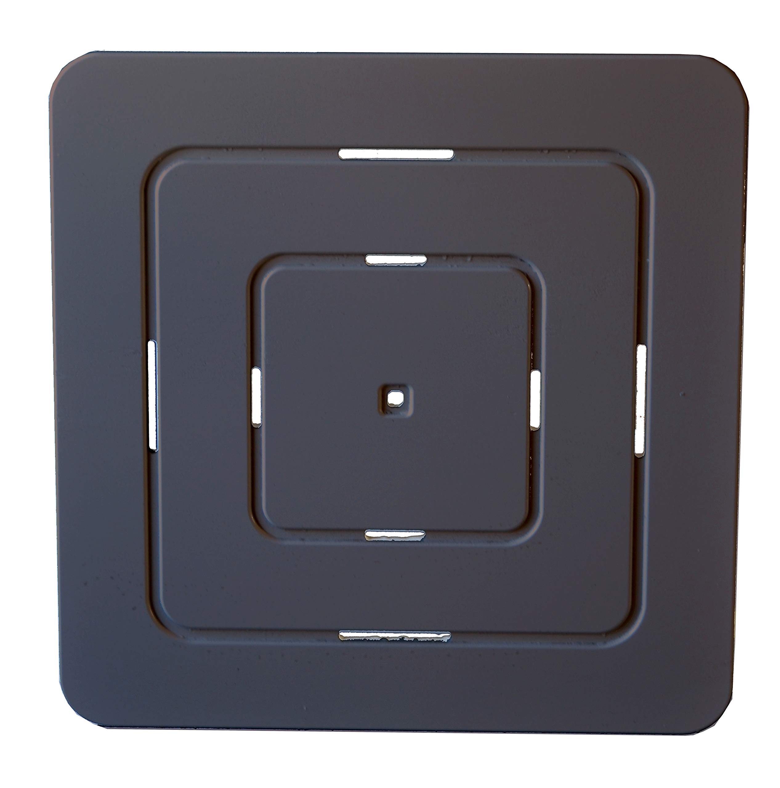 CASTELMERLINO 127.02 Pedana Doccia Colore Grigio-Marrone in Compensato Marino di Okumè cm 60 x 60 per Piatti cm 80 x 80