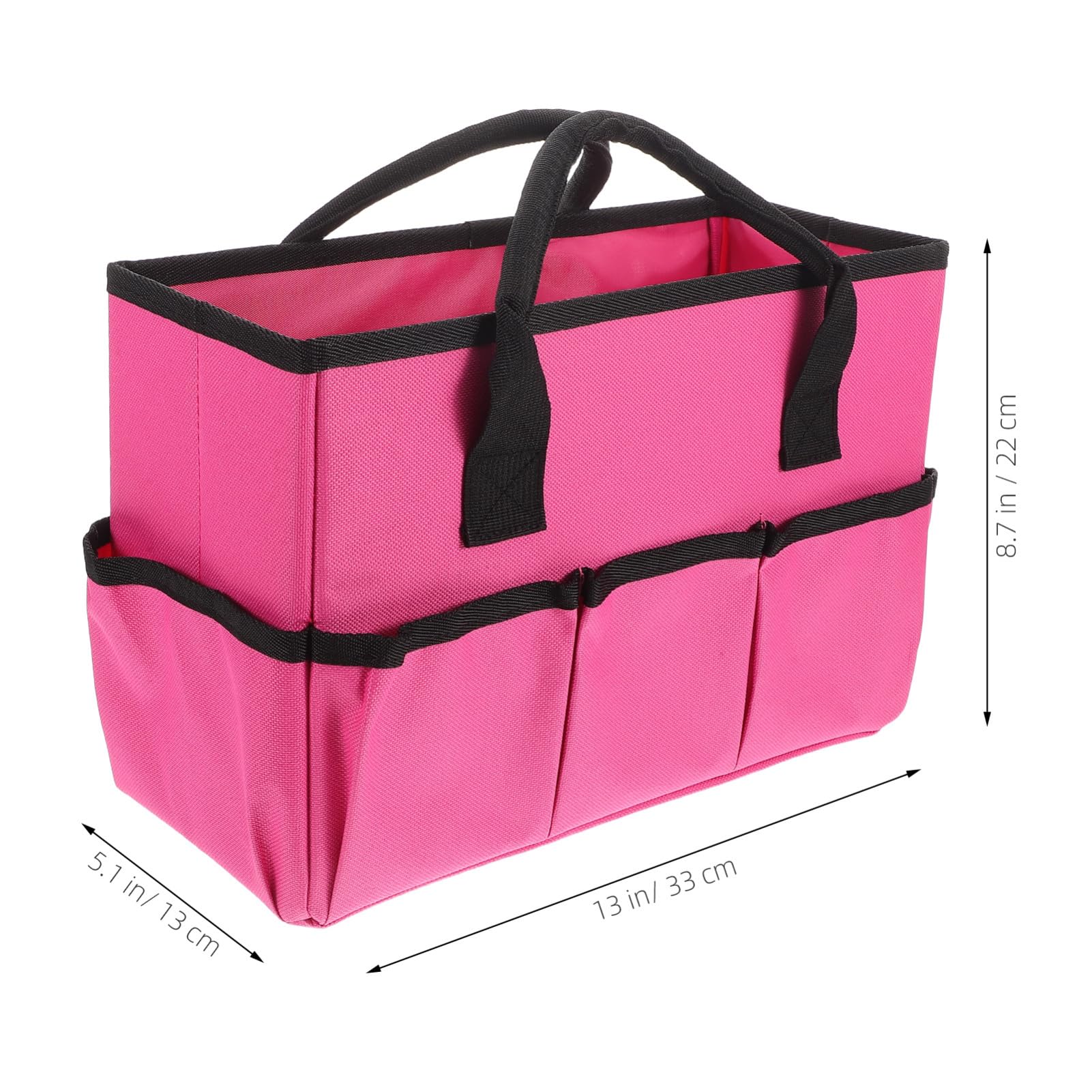 VILLCASE 2 Stück Teiliges Oxford Stoff Kunsthandwerk Organizer Tasche mit Mehreren Fächern Tragbare Aufbewahrung für Lehrer Künstler und für Werkzeuge und Bastelbedarf
