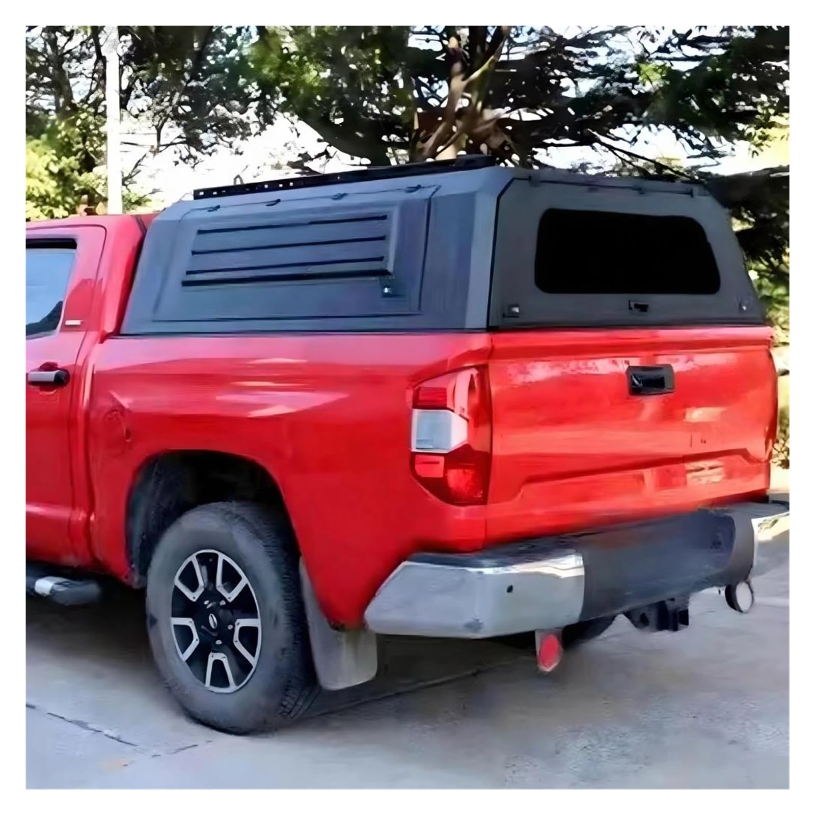 4x4 Pickup Hardtop Aluminiowa pokrywa skrzyni ładunkowej Ciężarówka Kamper Zadaszenie Box Topper Kompatybilny z Tacoma 5FT 6FT 2005-2024 Shark 6
