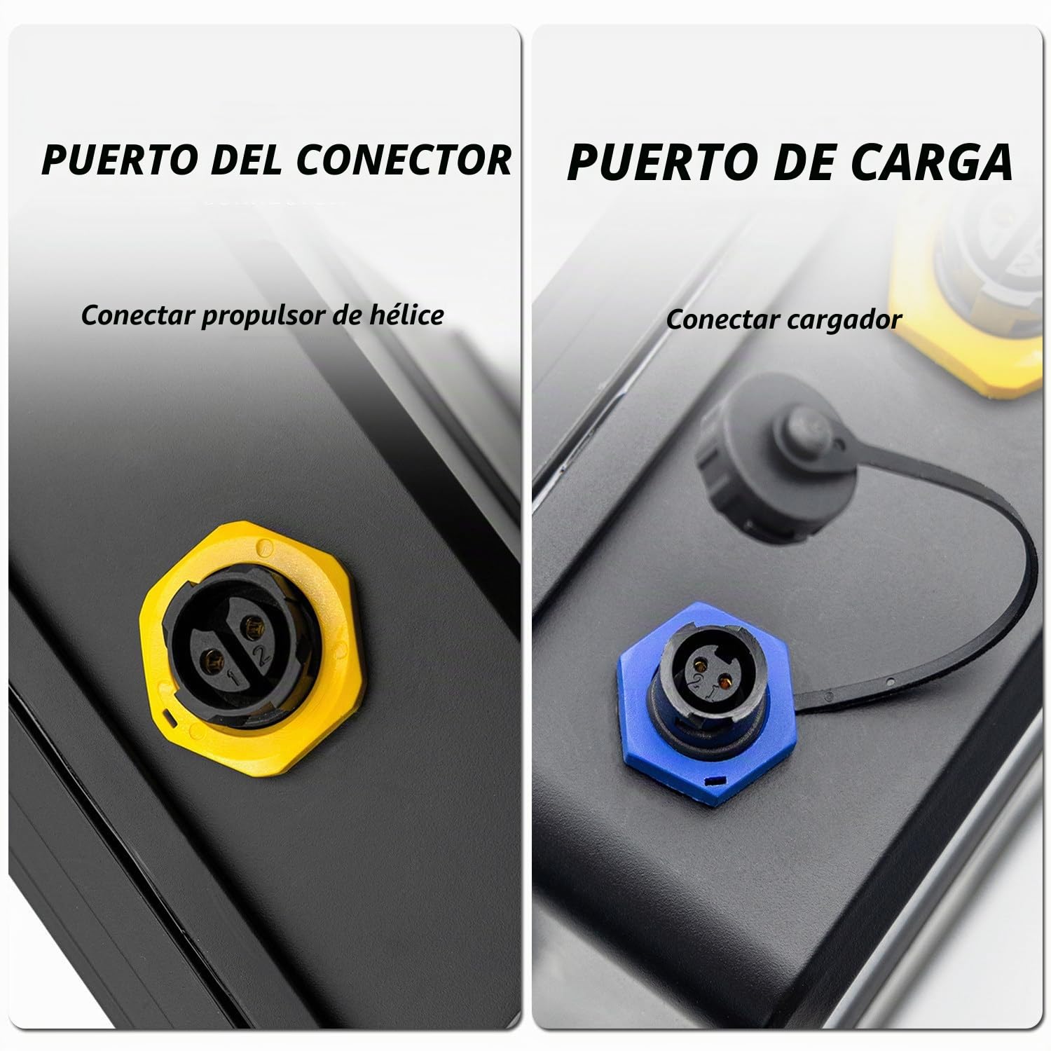 Motor Eléctrico para Tabla De Paddle Surf, Motor Portátil para Kayak, con Batería De 20 Ah Y Controlador, Pantalla LED De Potencia, 1,5 Horas De Autonomía (Potencia Máxima), 4-5 Km/H