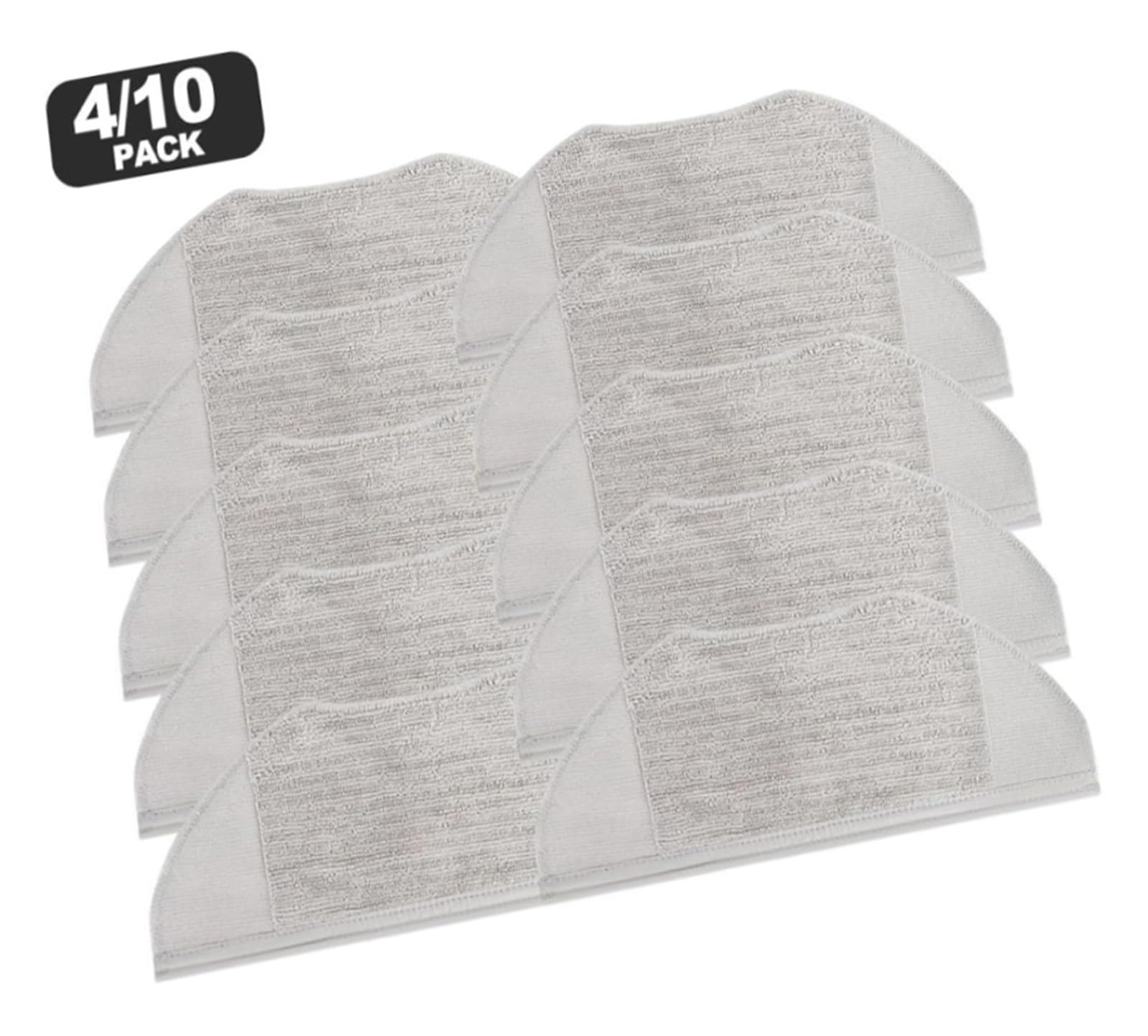 Salviette for aspirapolvere robot Xiaomi S40 OV81, accessori lavabili riutilizzabili in microfibra, confezione da 4(10 PACK)