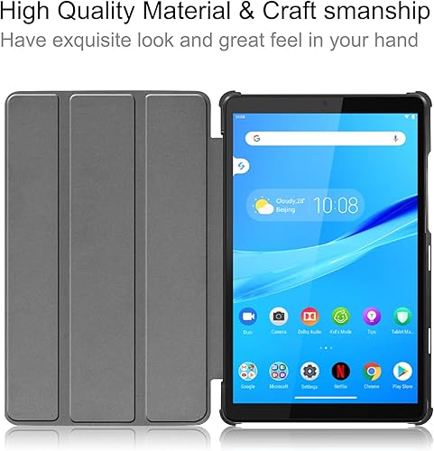 Miniatura 5 de Lenovo Tab M8 TB-8505F - Funda inteligente con soporte triple y soporte delgado y ligero para Lenovo Tab M8 TB-8505F  TB-8505X Tablet Moon Cat