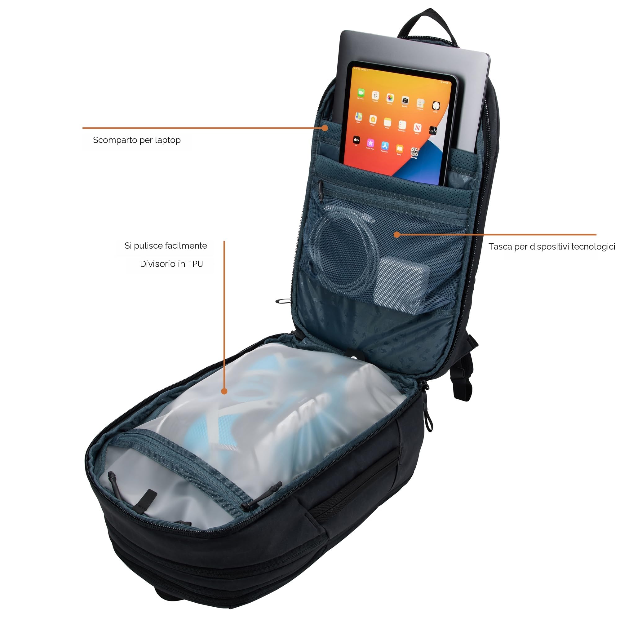 Thule Aion Zaino Da Viaggio 28l Black 28