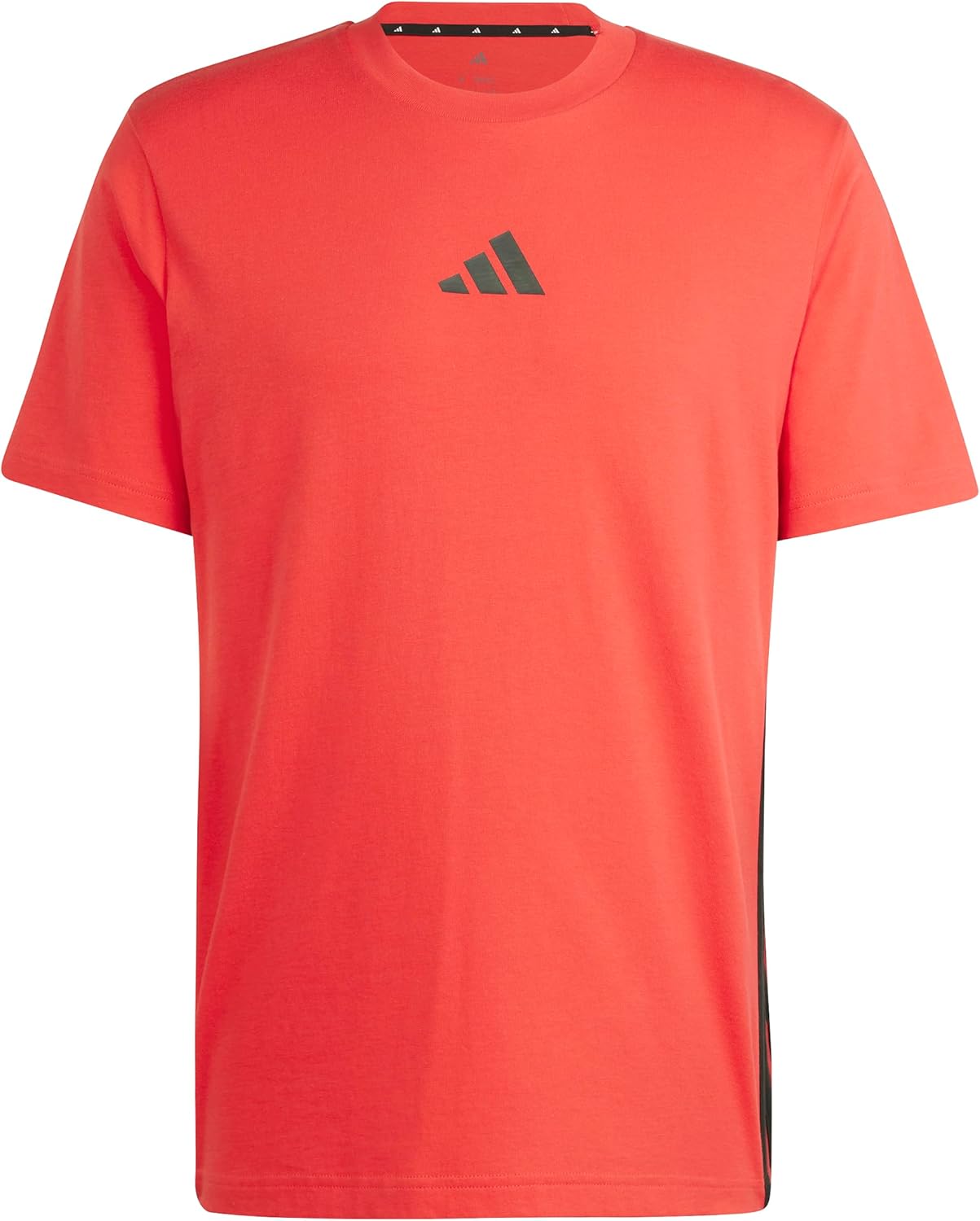 Adidas Mens Essentials Single Jersey 3-Stripes T-Shirt - Image 2