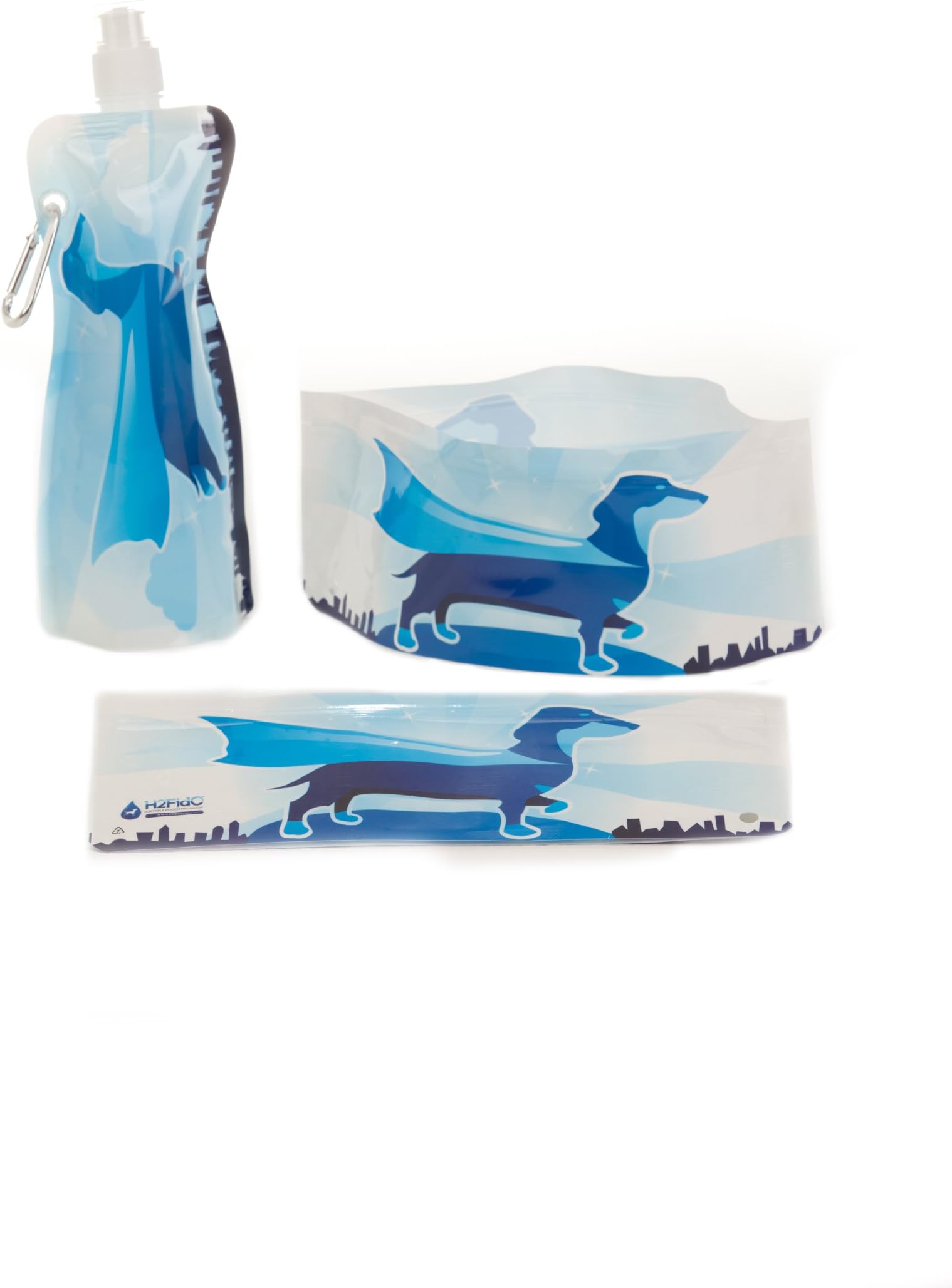 H2FidO Super Wiener Pet Traveling Bowl and Bottle