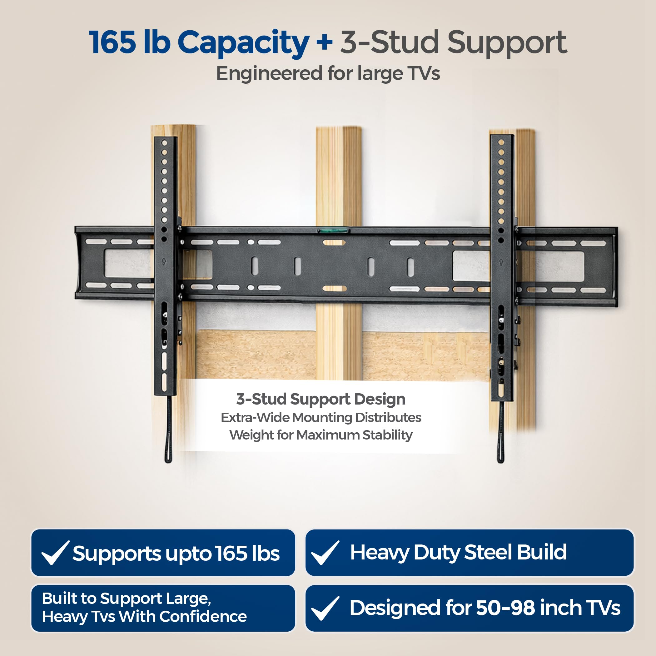 Mount ynVISION.DESIGN Tilt TV Wall Mount 50-98 Pollici - Dettaglio