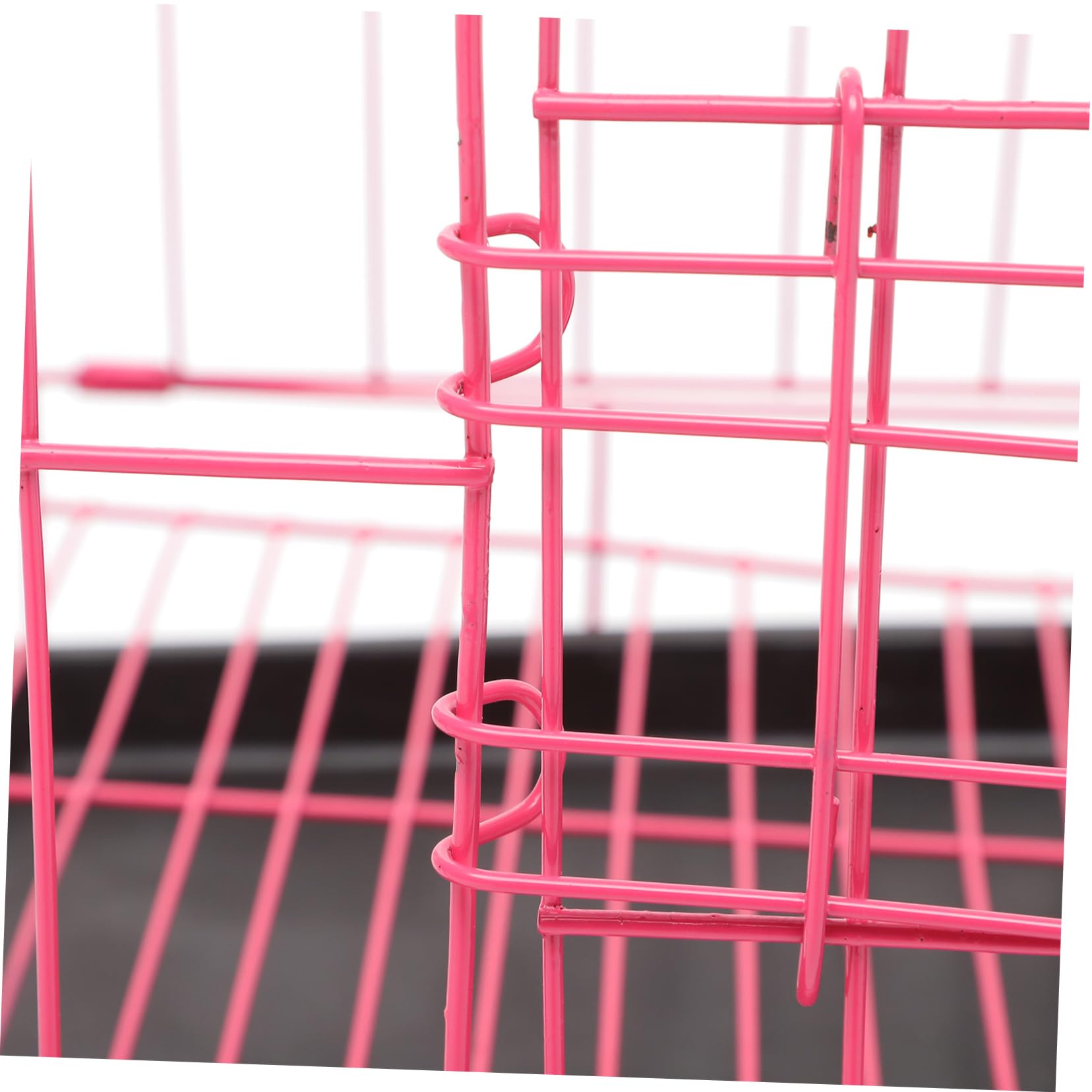 VANZACK Folding Pet Cage for Small and Medium Dogs Cats Rabbits Design Pink Compact for Indoor Outdoor Use Easy to Transport and Store Breathable and