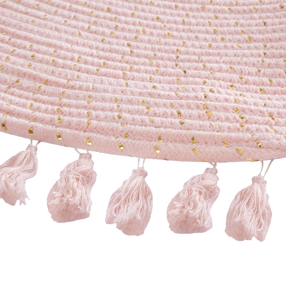 ALFOMBRA ROSA INFANTIL D.90CM