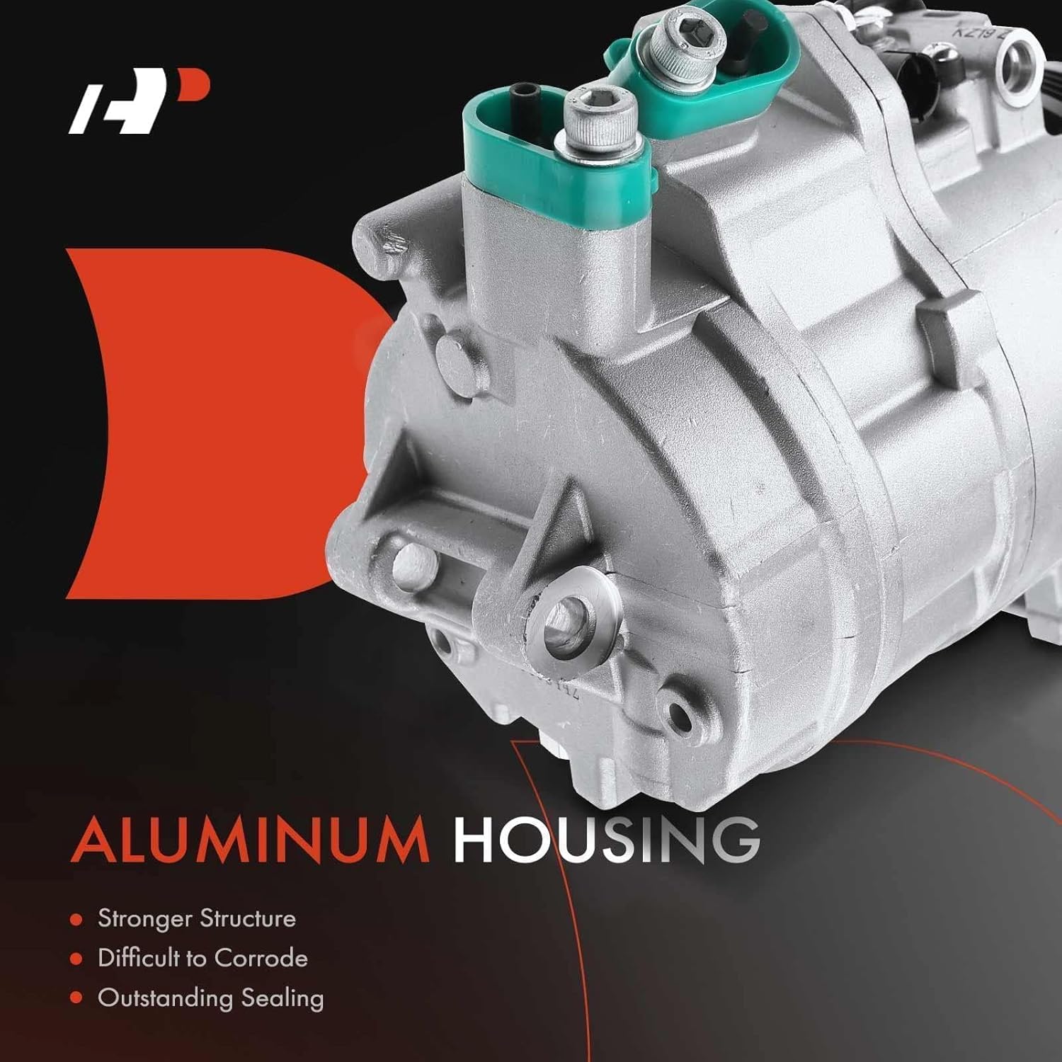 A-Premium Air Conditioner AC Compressor with Clutch Compatible with BMW E53 X5 4.4L 4.8L 2004-2006