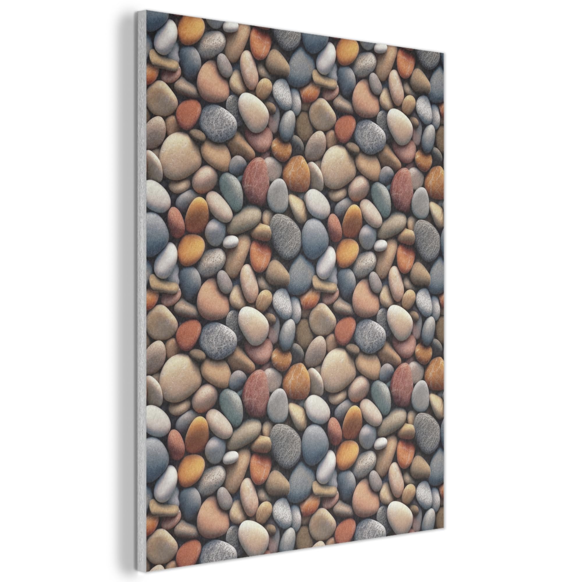 MuchoWow© Pannelli Fonoassorbenti Parete Acustici 60x80 cm Insonorizzanti Pannello Fonoassorbente Design Isolante Acustico Fonoisolanti Insonorizzazione Stanza Colori - Opaco - Pietre