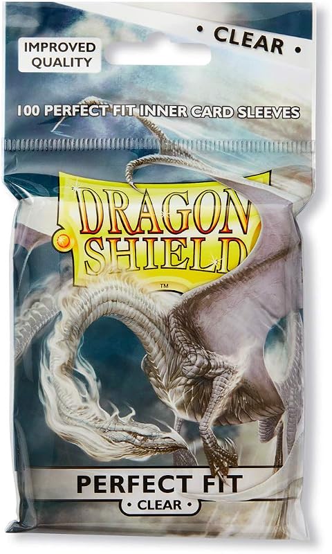 Perfect Fit Inner Card Sleeves Standard Size (100 CT) – PVC-Free Polypropylene Double-Sleeve Protection Compatible with Pokemon, One Piece & Magic The Gathering – Clear