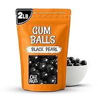 Vista 10 de Bolas de chicle para bufé de dulces y recuerdos de fiesta, 2 libras saborizadas de 1 pulgada de bolas de chicle de boda - Oh! Nuts