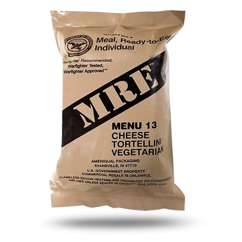 MRE ricos en nutrientes - Comidas portátiles de supervivencia alimentaria - Larga vida útil lista para comer raciones de alimentos de emergencia -
