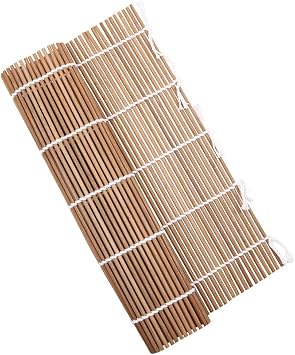 HTB HTB-BSR-C Bamboo Sushi Rolling Mat, 9.4 x 9.4 inches 24 x 24 cm, Antibacterial, Sushi Roll, Ehomaki, Thick Opening, Setsubun Bamboo Rolling Mat, Green, Rolling Mat For Making Rolled Sushi