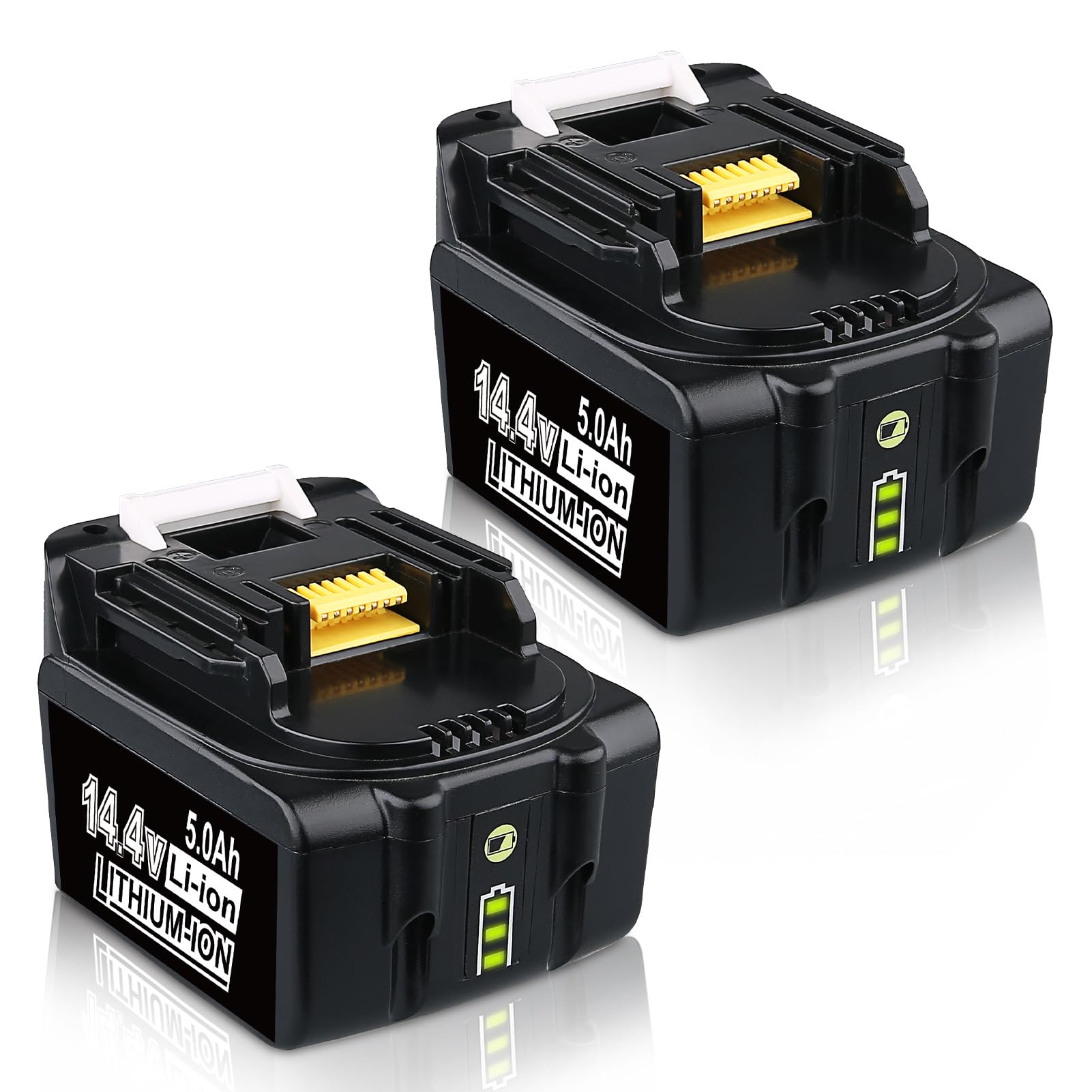 2 unidades BL1840B 18 V 4.0 Ah batería de repuesto para Makita batería 18 V compatible con batería Makita BL1850 BL1860 BL1850B BL1840 BL1860B