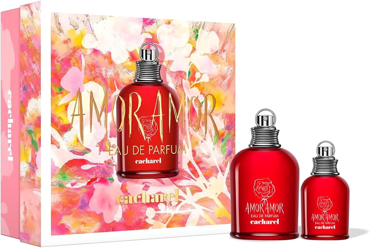 Cacharel Amor Amor Eau de Parfum Spray for Women, Floral, Fruity, Chypre with Notes of Bergamot, Rose & Cedar