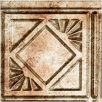 Vista 13 de FASÄDE Panel decorativo para salpicaduras de vinilo de estilo tradicional / patrón 4 en bronce antiguo (muestra de 6 x 6 pulgadas)