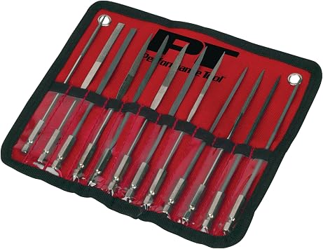 Performance Tool W5391 12-Piece Precision Micro File Set