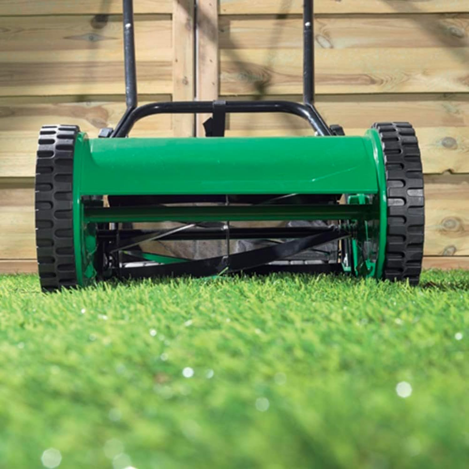 Avilia Cortacésped Manual helicoidal Eco-Friendly 25L – Cortacésped silencioso con Ajuste de Corte 17/43 mm, Recogida fácil, Ideal para Jardines