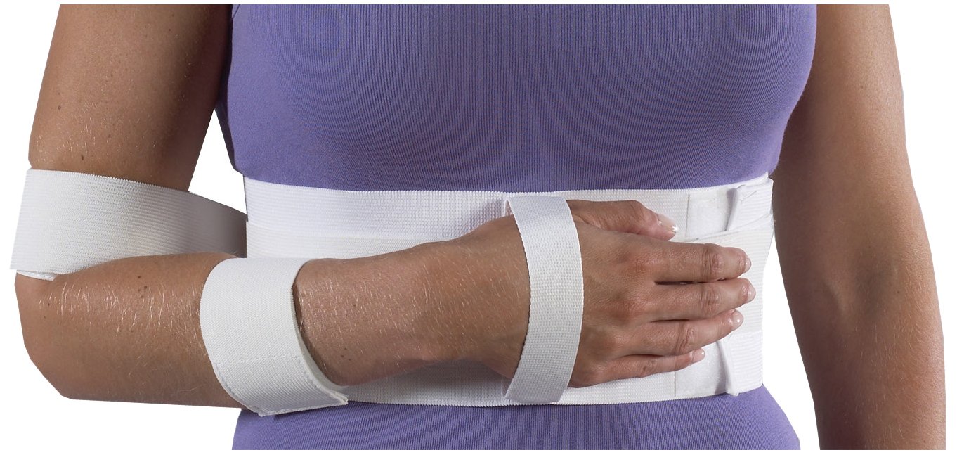 Bilt-Rite Mastex HealthShoulder Immobilizer, White, Large