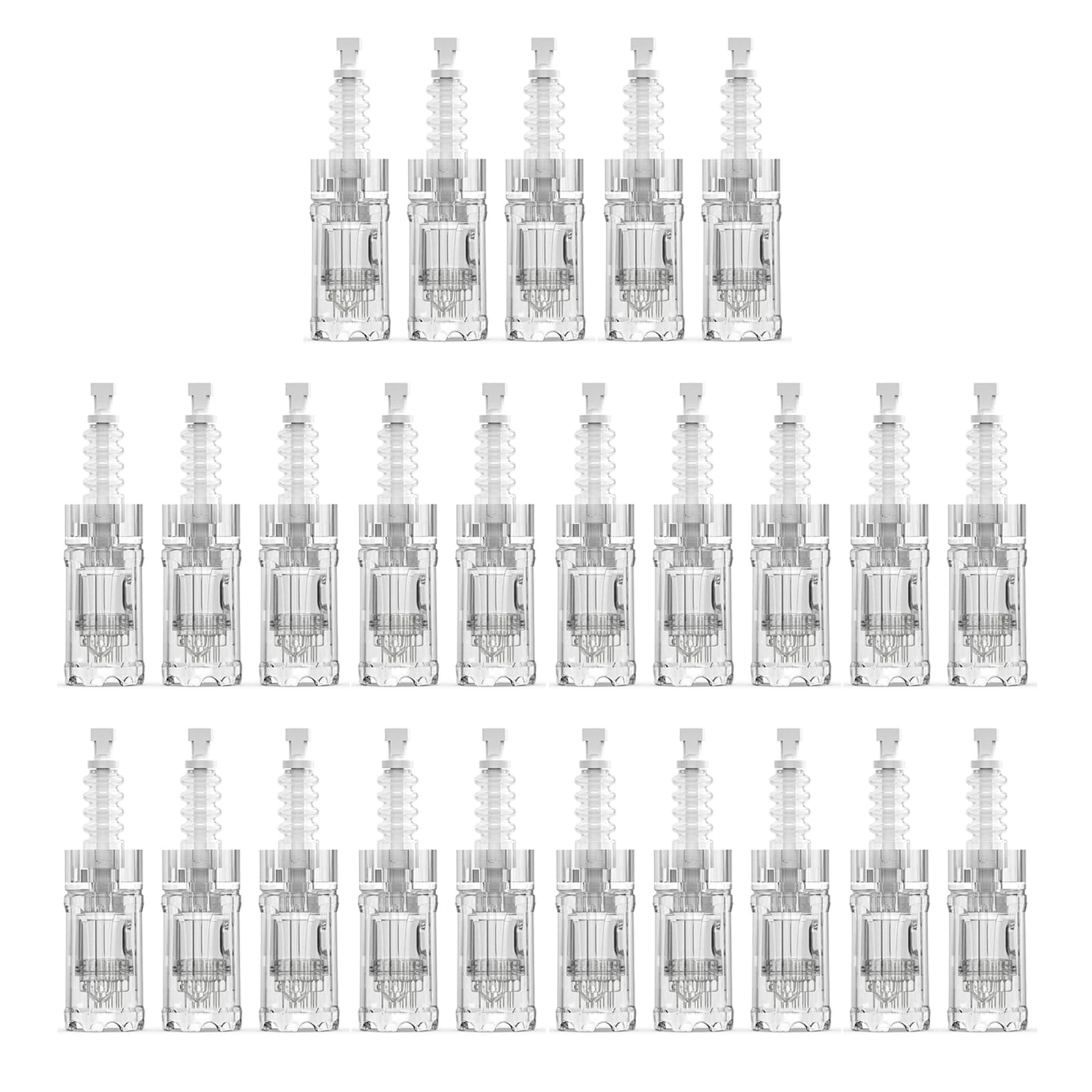 25 Pezzi 12 Pins Cartucce dr pen a10 dermapen Microneedling Pen, progettate per la Dr. Pen Ultima A10, utilizzata per cicatrici da acne, cicatrici approfondite e smagliature