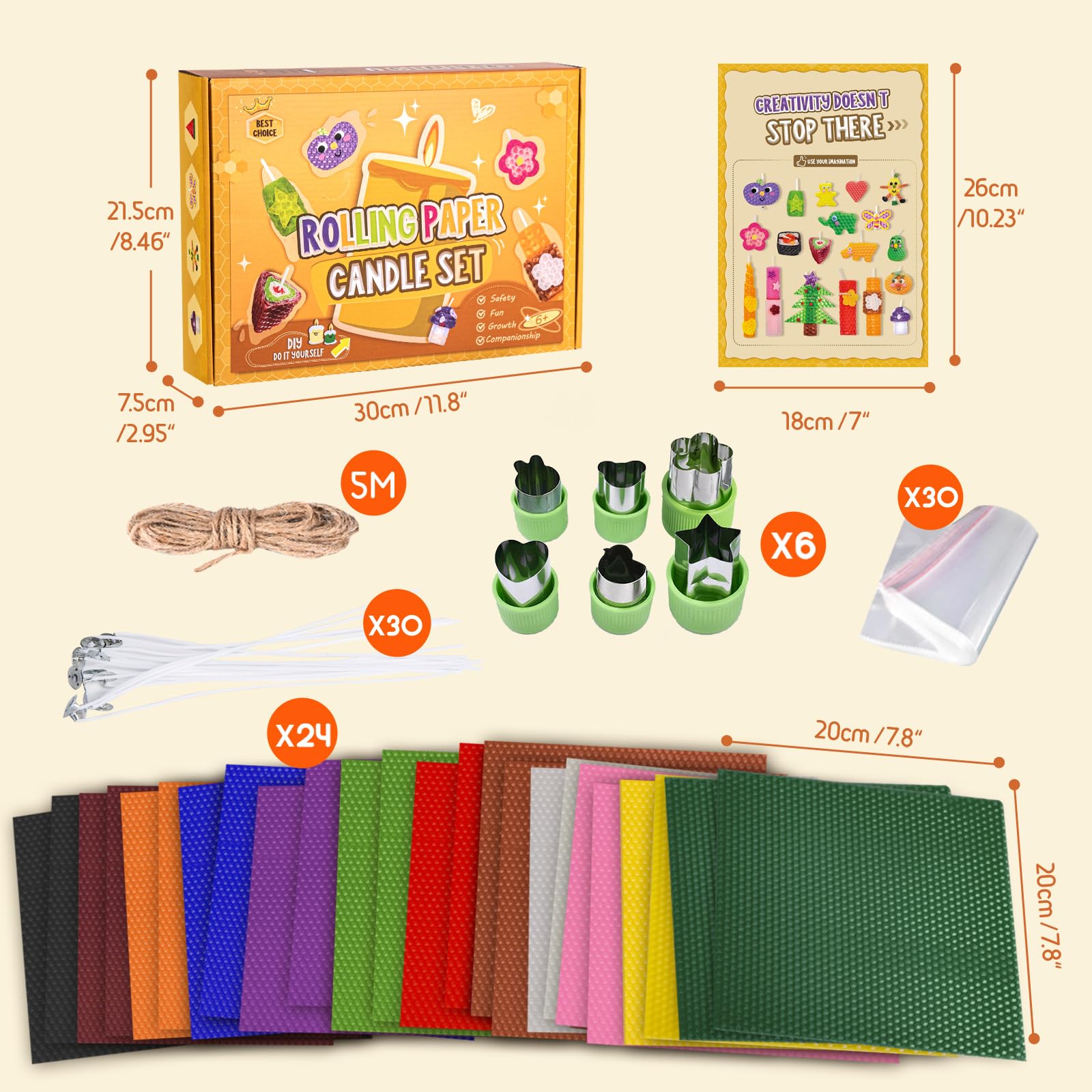BuzzoXerex 24 stuks DIY ensemble de jouets