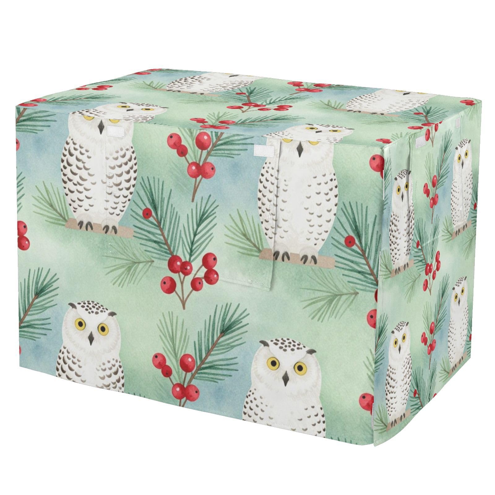 Housses de cage pour chiens salon design motif hibou S-XL