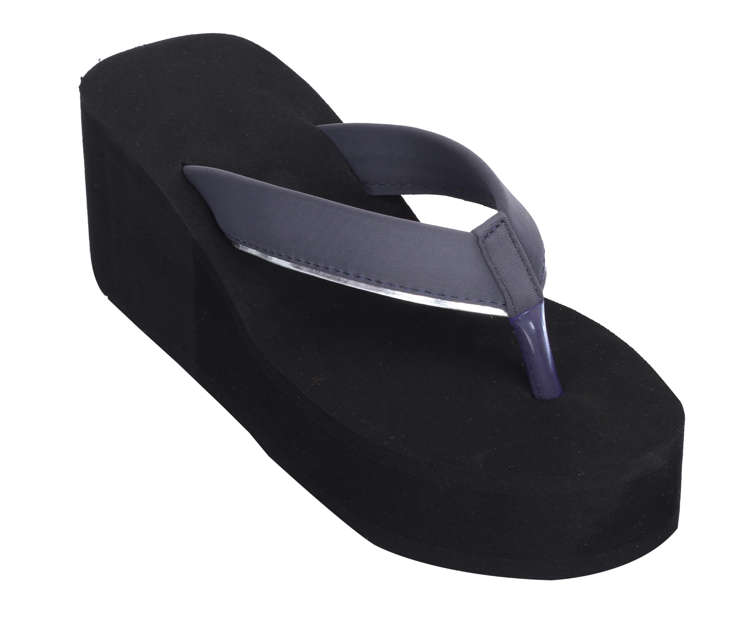 ROSVI womens high heel slippers_(L1521DGRAY)/ 3 Inch Platform heel slippers for women_Dark Gray_7UK (B0CN3D4HKP) Amazon Price History, Amazon Price Tracker
