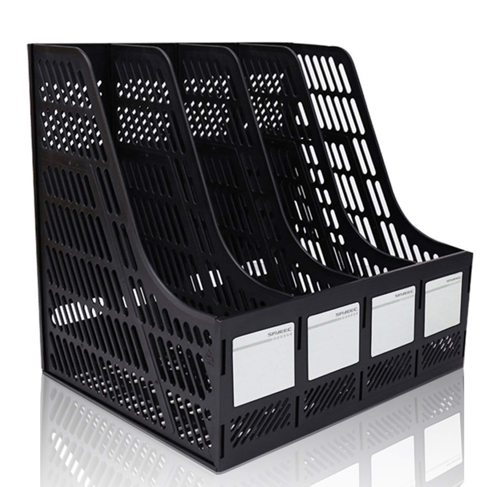 Buy Lemical Magazine File Organizer Book Holder with 4 Compartments
