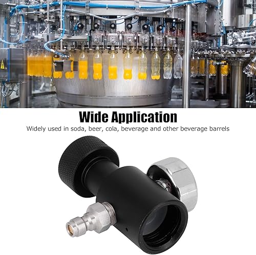 Miniatura 4 de Estación de llenado de tanque de CO2, adaptador de carga, accesorio regulador, conector macho para herramientas de adaptador de recarga de cilindro