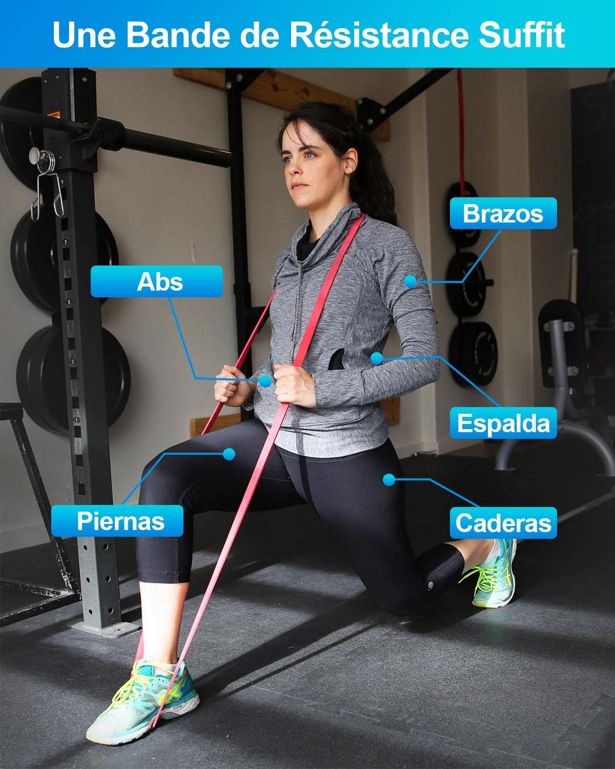 Victoper Fasce di resistenza - 3 pezzi/set fasce elastiche per muscolo Door Anchor Resistance Bands Resistance Bands for Pilates Training Physical Therapy Stretching Yoga