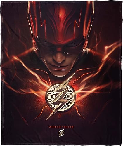 Northwest DC - The Flash - Manta de seda táctil, 50 x 60 pulgadas, The Flash