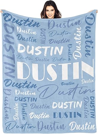 Personalized Blankets for Kids with Names Customized Blankets with Name for Adult Custom Blanket Gift for Birthday Christmas Valentines Day Gift