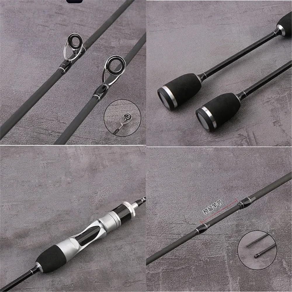 Wędka, Ultralight Carbon Spinning Rod 1.68m Small Bait System for Trout Fishing Sprzęt wędkarski