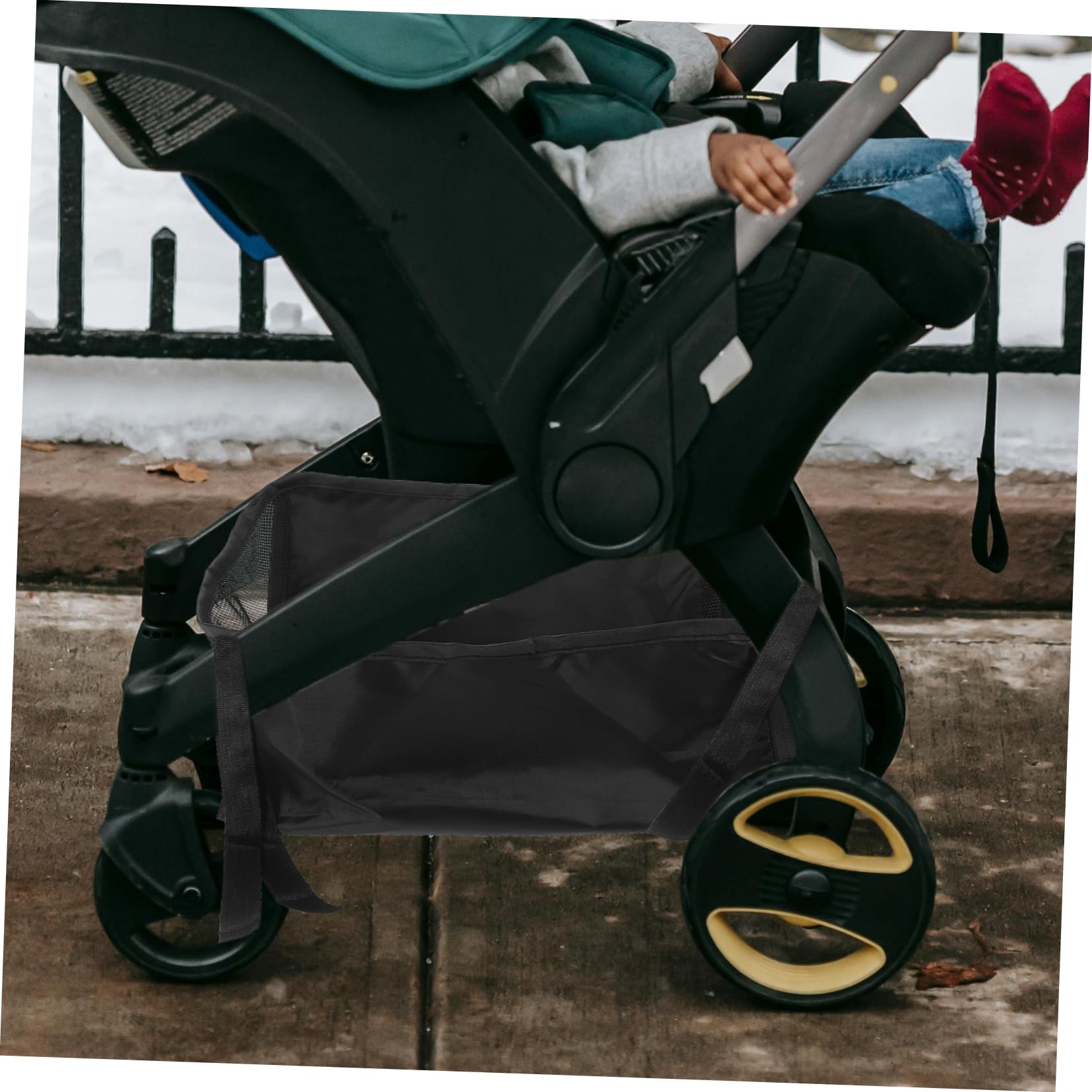 ERINGOGO Organizzatore da Facile per Passeggiate Installare e'aperto Fondo Oxford Nero, Multifunzionale Passeggino Shopping Ragazzo Ragazza