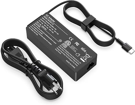 100W USB C Laptop Charger Universal Power Adapter Compatible with Lenovo,Mac Book Pro/Air 16, 15, 14, 13 Inch,Dell,Asus and More Chromebook Type C Power Cord