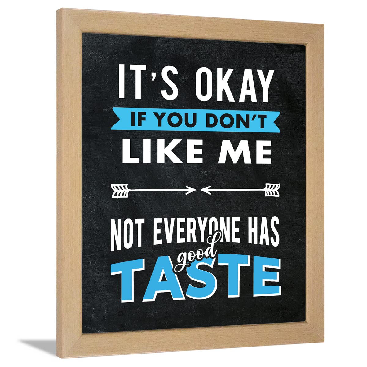 Chaka Chaundh - Sarcastic Quotes Wall Frames - Funny Quotes Wall Frames – Unique Wall Décor Poster for Teen Room - Funny Poster for Student Room - (13.6 X 10.6 Inches)