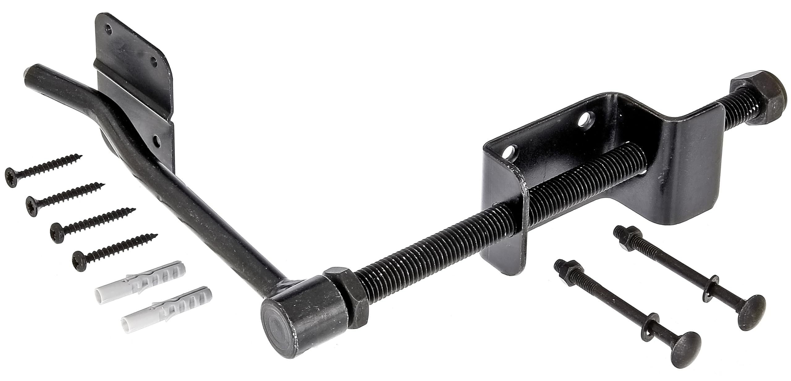 Alberts 865252 Arrêtoir pour volets | galvanisé noir | 180 mm | kit de 10