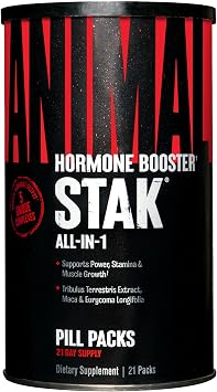 Animal Flex Complete Joint Support Supplement & Stak Complete Natural Hormone Booster Supplement with Tribulus