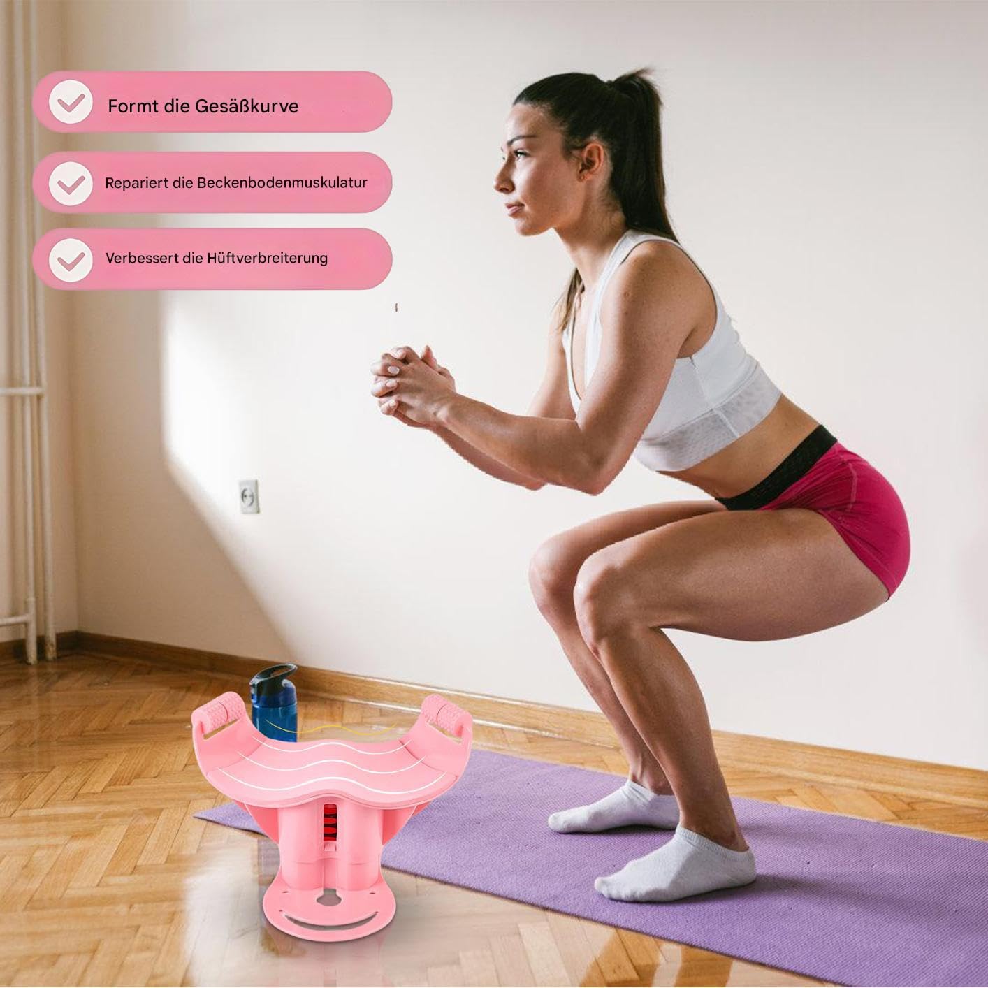 Po Trainer Für Frauen, Po Former Gerät, Tragbarer Booty Trainer Für Postnatale Rückbildung, Training, Yoga, Zuhause