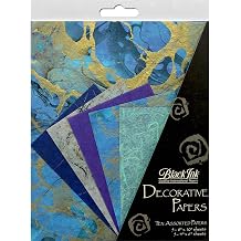Black Ink Dec Papers 10pc, None
