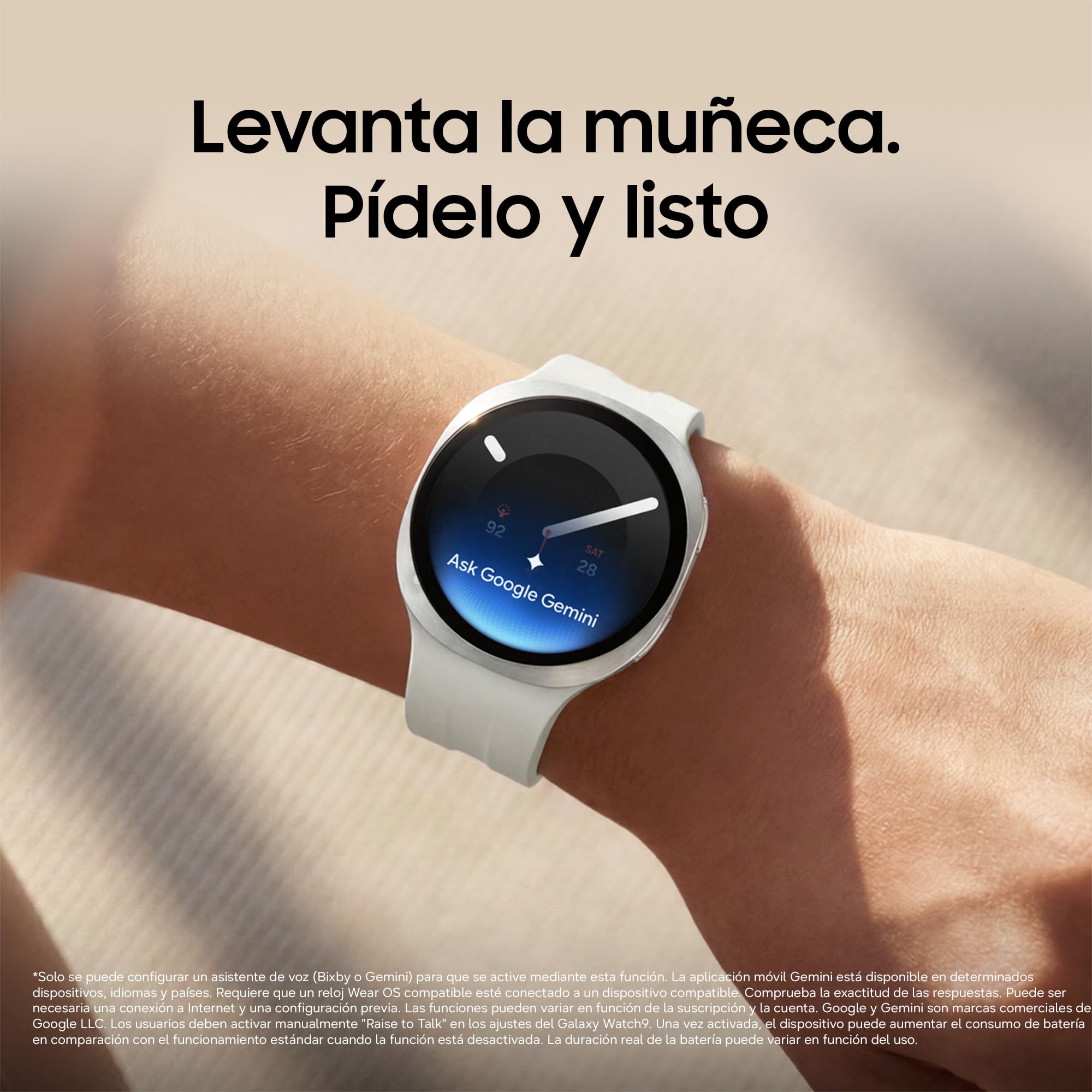 Samsung Galaxy Watch9, 44mm, Bluetooth, Gris Oscuro (Versión Española) | Snapdragon Wear Elite Platform, Batería 445mAh, Asesoramiento de Salud y Sueño, Monitoreo de Salud Cardíaca, Garantía 3+1 Año
