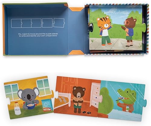 Miniatura 6 de Stephen Joseph, Rompecabezas de libro de cuentos, rompecabezas de piso grande para niños (20 piezas - 8 pies de largo)