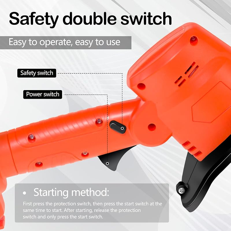 Aisny 21 V akkumulátoros kerti földlazító 2 db 3000 mAh akkumulátorral 1.3 m nyél 4 fém kés 10 cm munkaszélesség 10 cm munkamélység