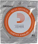 D'Addario 80/20 Chaîne de guitare acoustique de la Bague de Bronze - .022