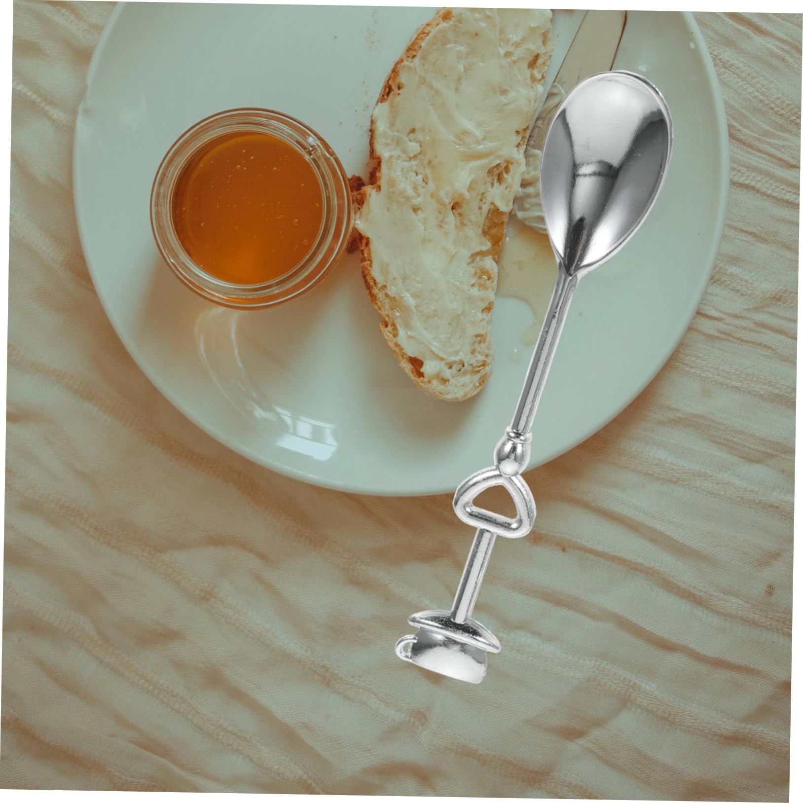 8 Cuillères à Café Avec Filtre En Forme De Patte De Chat - Acier Inoxydable, Design Mignon, Pour Thé Et Cocktails - 2