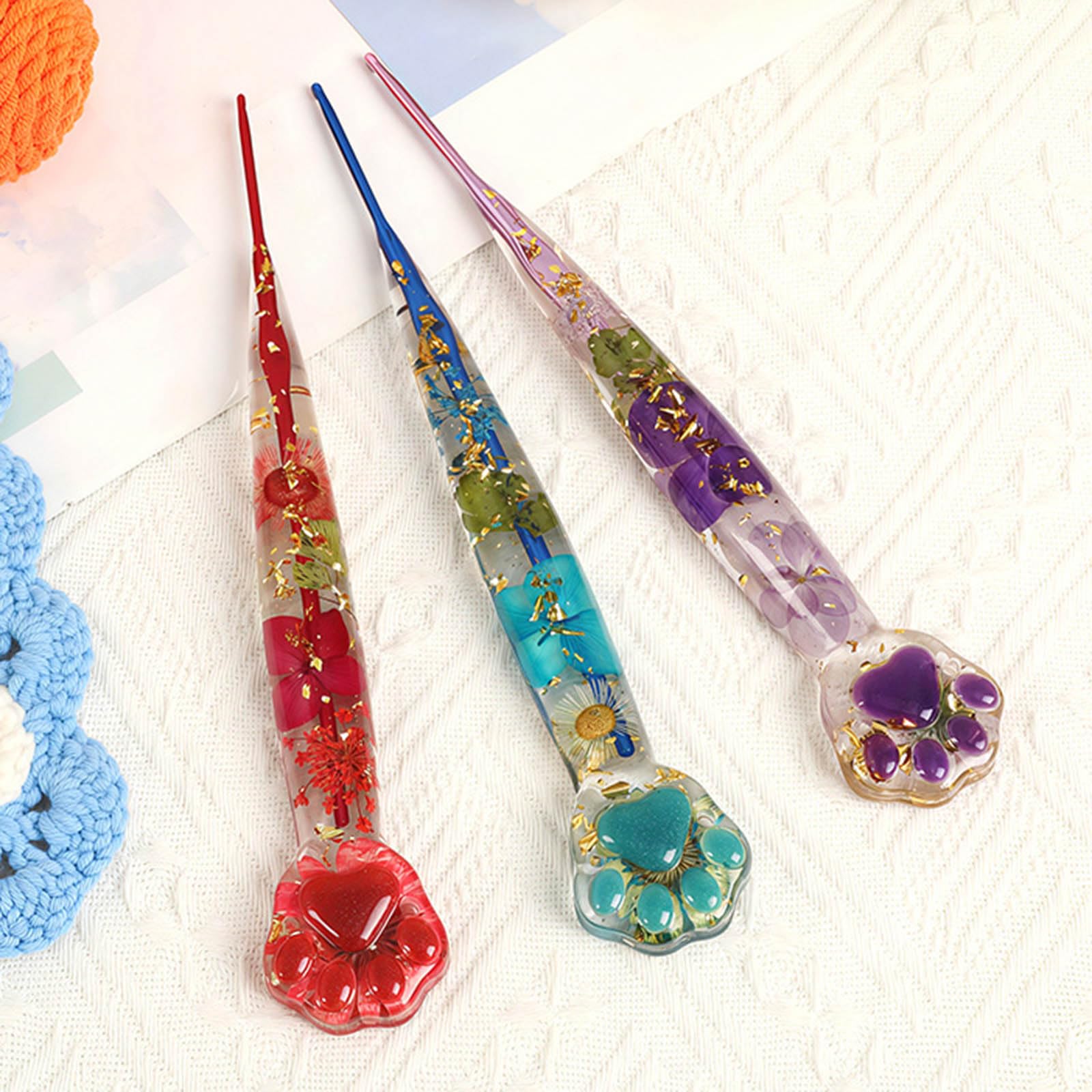 Collection complète de crochets avec poignée en résine