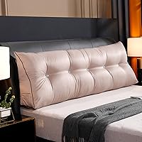 Vista 9 de Almohada triangular de lectura, almohada de cabecera de cuña para cama de día, respaldo de tatami, funda extraíble, cojín de soporte lumbar, azul