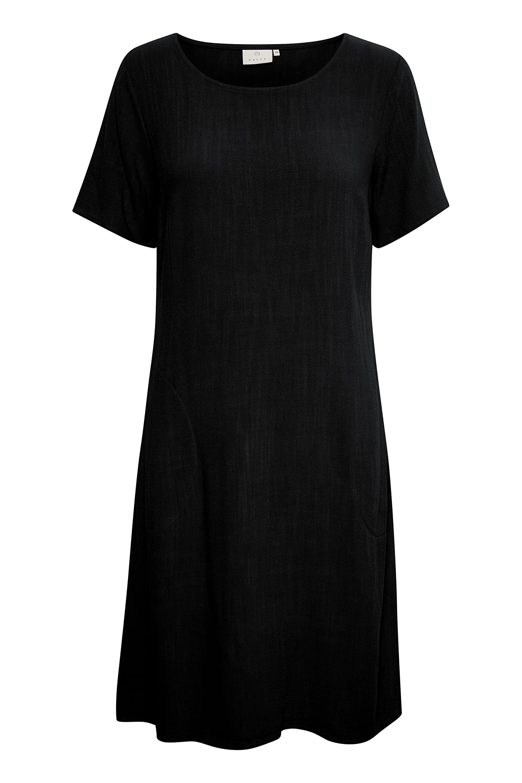 KAFFE Damen Kleid KAliny Damen Kleid Kurzarm Basic Rundhals Shirtkleid Kurzarm