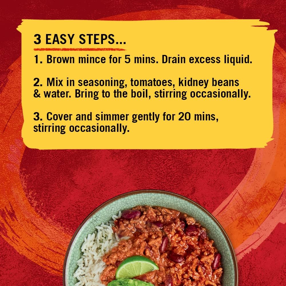 Schwartz Hot Chilli Con Carne Mix 41g | METRO Supermarket Platy